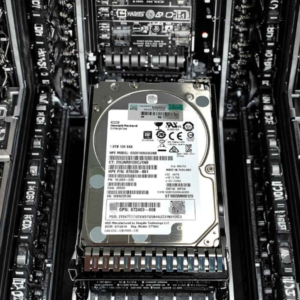 HP 872738-001 1.8TB 2.5" SAS Hard Drive – 12G, 10K RPM, Enterprise-Class HDD