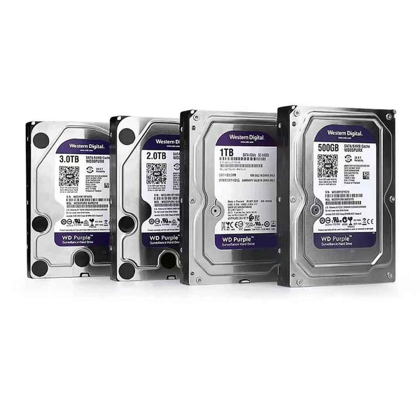 GUIXING Supplier – Used Western Digital Purple 500GB Internal Hard Drive, 3.5" SATA, 64MB Cache, Western Digital Surveillance HDD