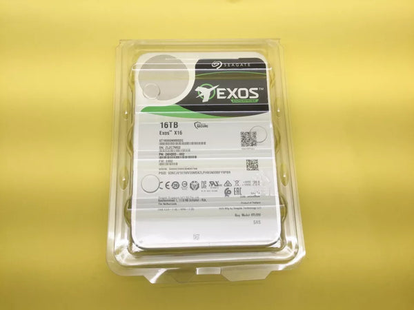 Seagate Exos X16 16TB SAS HDD – ST16000NM002G/ST16000NM004J/ST18000NM004J, 3.5", 7200 RPM, Enterprise Server Drive