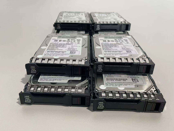 Hewlett Packard Enterprise 1.8TB 2.5" SAS Enterprise Internal SSD – Brand New, Original, Metal/Plastic Casing