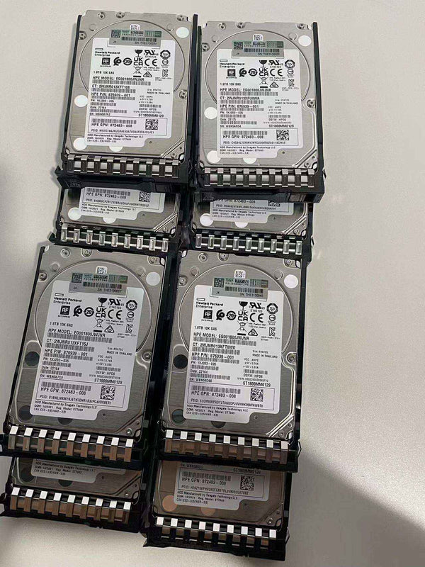 Hewlett Packard Enterprise 1.8TB 2.5" SAS Enterprise Internal SSD – Brand New, Original, Metal/Plastic Casing