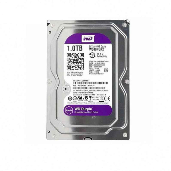 GUIXING Supplier – Used Western Digital Purple 500GB Internal Hard Drive, 3.5" SATA, 64MB Cache, Western Digital Surveillance HDD
