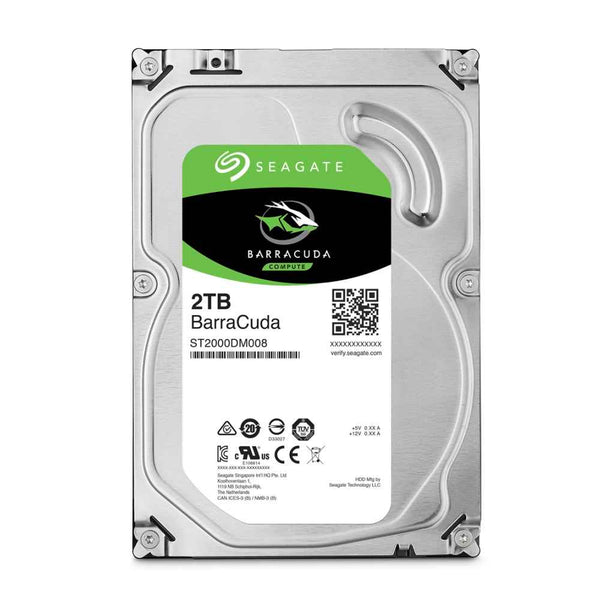 Seagate Barracuda 2TB Internal Hard Drive HDD – ST2000DM008, 3.5" SATA 6Gb/s, 7200RPM, 256MB Cache, Frustration-Free Packaging