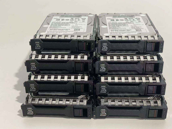 Hewlett Packard Enterprise 1.8TB 2.5" SAS Enterprise Internal SSD – Brand New, Original, Metal/Plastic Casing
