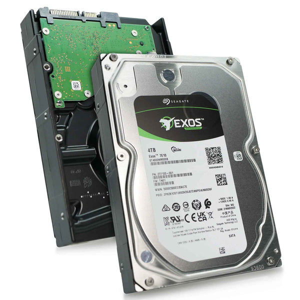 Seagate Exos 7E10 4TB ST4000NM000B 3.5" SATA Enterprise Hard Drive – 7200 RPM HDD