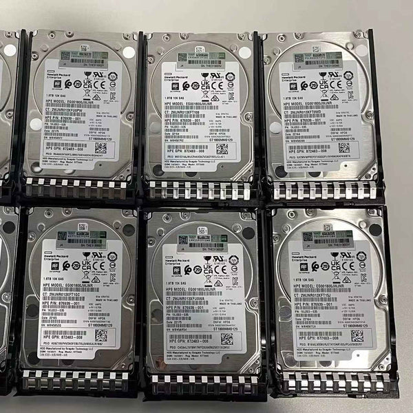 Hewlett Packard Enterprise 1.8TB 2.5" SAS Enterprise Internal SSD – Brand New, Original, Metal/Plastic Casing