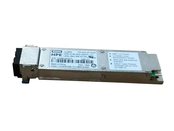 HPE JL286A 40Gb/s QSFP+ 2km 1310nm LC Single-Mode Fiber Transceiver