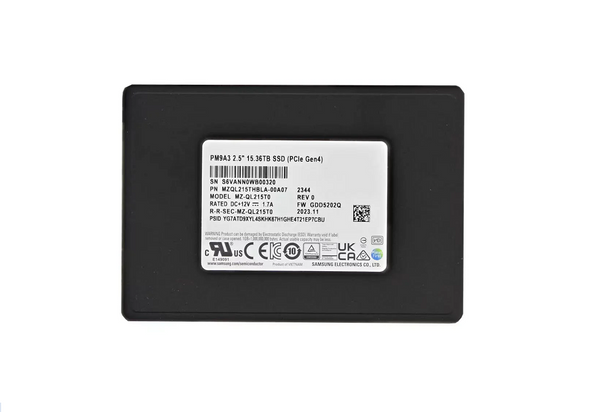 Samsung MZ-QL215T0 15.36TB PCI Express NVMe 3.0 x4 Solid State Drive