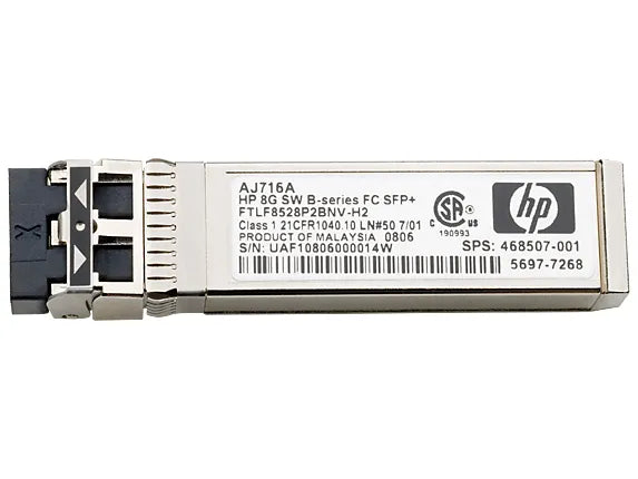HPE N9X02A StoreVirtual 3000 16Gb/s Fibre Channel SFP