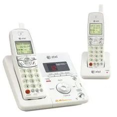 AT&T E2812 2.4GHz Dual Cordless W Answering System white