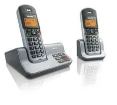 Philips Cordless Phone Dect 60 Dual Handsets W/ Itad
