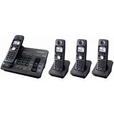 Panasonic KX-TG6074B 5.8GHz Handset 4 Itad W/ Dual Keypad